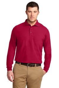 Port Authority® Silk Touch™ Long Sleeve Polo Shirt