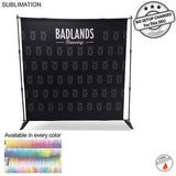 000564 8' Exhibitor Expanding Display Kit, Media Wall, Backdrop, with Full Color Graphics, NO SETUP CHARGE