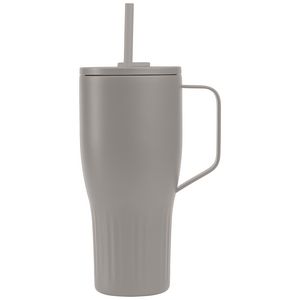Majesty Recycled Stainless Steel Straw Tumbler - 30 oz.