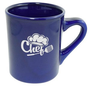 Ohio 10oz cobalt mug - Etched