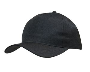 Breathable 5 Panel Poly Twill Cap w/Circle Perforations