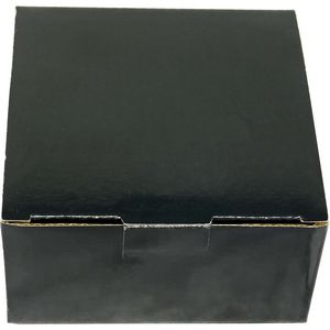 4 Pc. Acacia Wood Square Coaster Set with Black Metal Stand