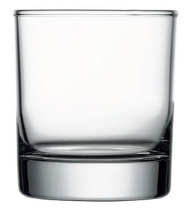 ~Chesapeake Old Fashioned 10.5oz heavy sham clear glass S/4 in Midnight black gift box