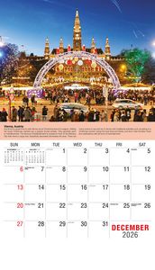 Galleria Wall Calendar 2026 World Travel