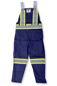 Poly/Cotton Navy Blue Traffic Safety Overalls