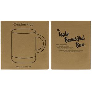 000016 Caspian Ceramic Cork Mug 400 Ml. (13.5 Fl. Oz.)