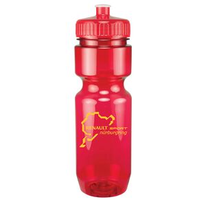 22 Oz. Translucent Bike Bottle w/ Push Pull Lid