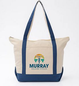 Full Colour Saratoga Zippered Cotton Boat Tote