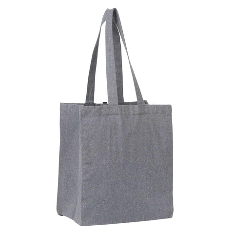 Eco-Friendly Recycled Cotton Grocery Tote Bag 7oz