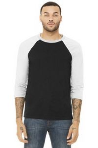 Bella+Canvas® Unisex 3/4 Sleeve Baseball Tee