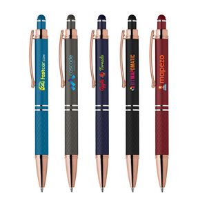 Phoenix Softy Rose Gold Classic Pen w/ Stylus - ColorJet