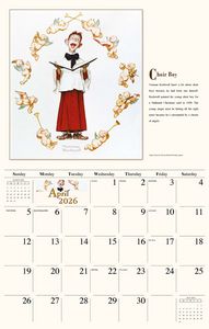 Galleria Wall Calendar 2026 Norman Rockwell