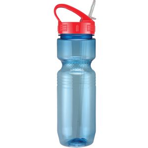 26 Oz. Translucent Jogger Bottle w/ Sport Sip Lid and Straw