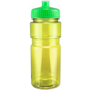 20 Oz. Translucent Recreation Bottle w/ Push Pull Lid