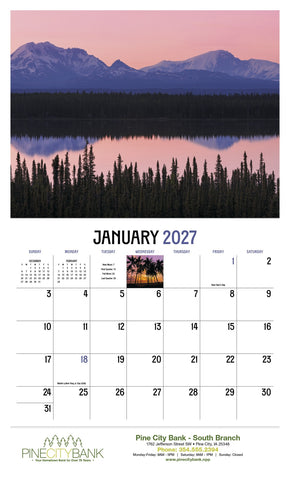 HotLine® Products Dawn to Dusk Appointment Calendar - Stapled