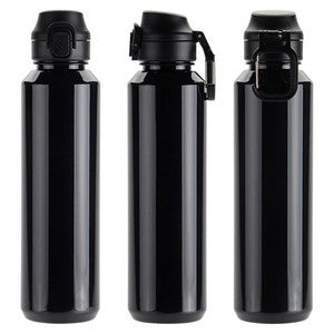 Switchback 27 oz RPET Bottle with Snap-Top Lid & Carabiner