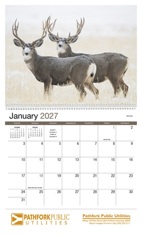 HotLine® Products Wildlife Appointment Calendar - Spiral