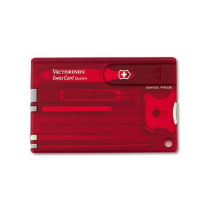 Swiss Army® Swisscard® Quattro Ruby Red Multi-Tool
