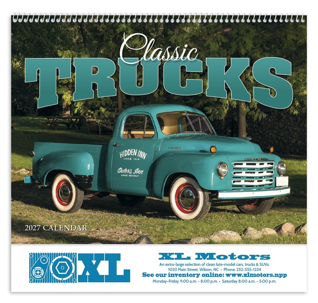 HotLine Products Classic Trucks Appointment Calendar - Spiral cover image
