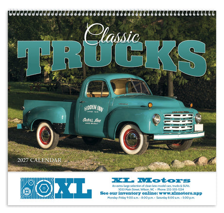 HotLine Products Classic Trucks Appointment Calendar - Spiral cover image