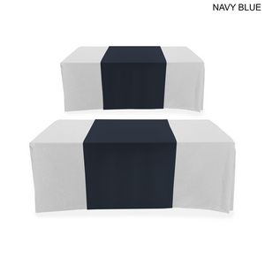 Polycotton Twill Table Runner, 30x90, Covers Front, Top and Back, Blank only