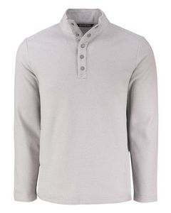 Cutter & Buck Hunts Point Eco Textured Fleece Recycled Mens Snap Pullover