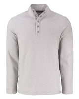Cutter & Buck Hunts Point Eco Textured Fleece Recycled Mens Snap Pullover