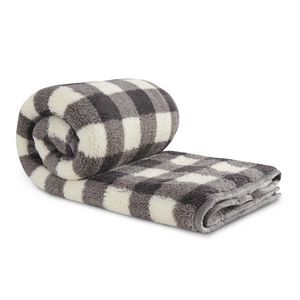 Field & Co.r Double Sided Plaid Sherpa Blanket