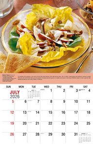 Galleria Wall Calendar 2026 Recipes