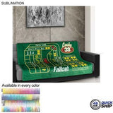 48 Hr Quick Ship - Plush and Cozy Mink Flannel Fleece Blanket, 50x60, Sublimated Edge to Edge 1 side