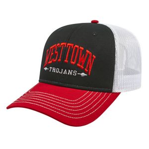 000301 Cap America Trucker Mesh Back Cap