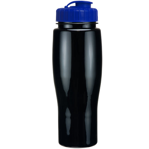 24 Oz. Contour Bottle w/ Flip Top Lid - Solid Colors