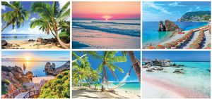 Beaches Spiral Wall Calendar