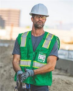 Kishigo® EV Series® Enhanced Visibility Multi-Pocket Mesh Vest