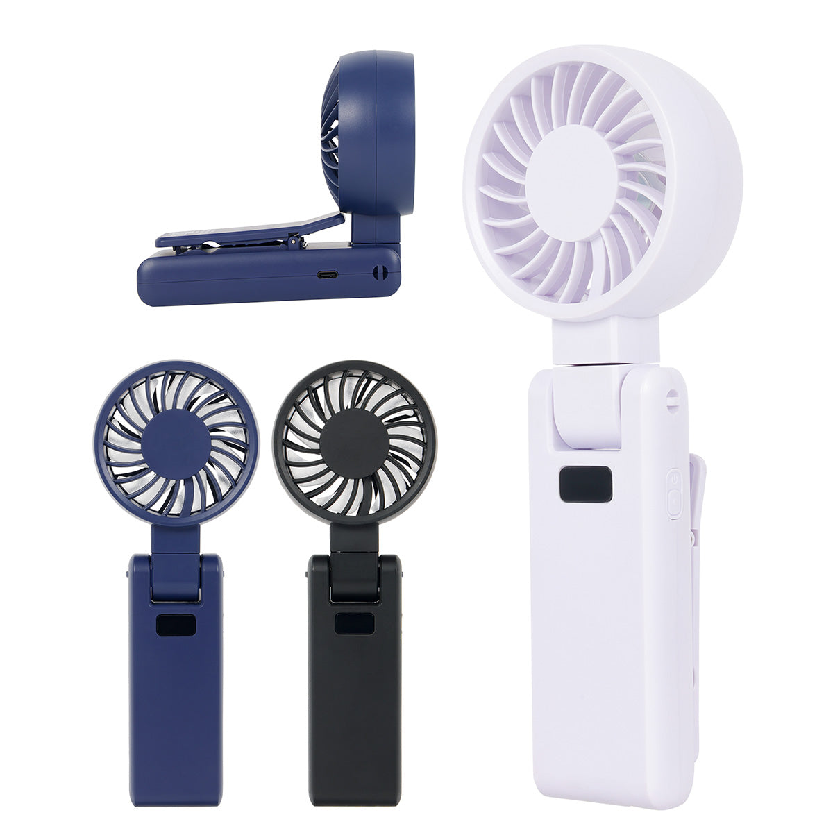 Purl High Speed Rotatable Handheld Fan With Clip