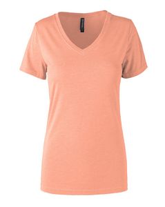 PRIMEASE® Ladies' Short Sleeve V-Neck Tee Shirt