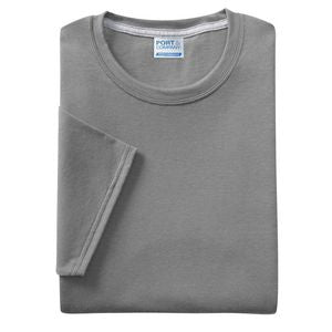 Medium Gray Blank Flat View