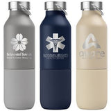 Freya Duo – 2-in-1 20 oz. Double-Wall Recycled Stainless Steel Bottle with 11 oz. Tumbler - Laser