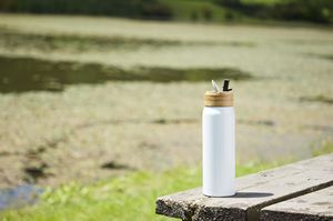 Billy 26oz Eco-Friendly Aluminum Bottle W/ FSC® 100% Bamboo Lid