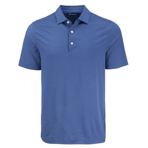 Cutter & Buck Forge Eco Fine Line Stripe Stretch Recycled Mens Polo