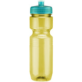 Yellow/Translucent Aqua Blue Lid
