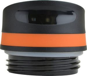 Orange/Black Blank Front of Lid View