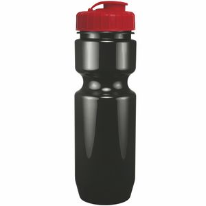 22 Oz. Bike Bottle w/ Flip Top Lid - Solid Colors