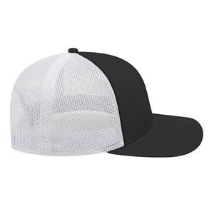000379 Cap America Poly/Cotton Trucker Mesh Back Cap