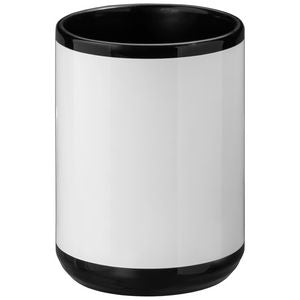 000712 SimpliColor 15 oz. Black Ceramic Mug