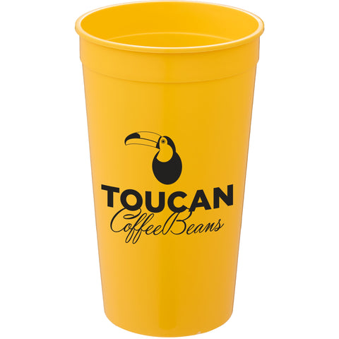 Solid 32oz Recycled Stadium Cup