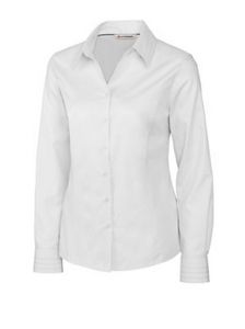 Cutter & Buck Epic Easy Care Fine Twill Womens Long Sleeve Dress Shirt