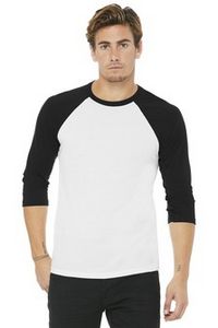 Bella+Canvas® Unisex 3/4 Sleeve Baseball Tee