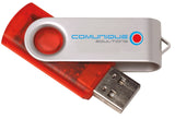 Universal Source® 1 GB Translucent Folding USB 2.0 Flash Drive