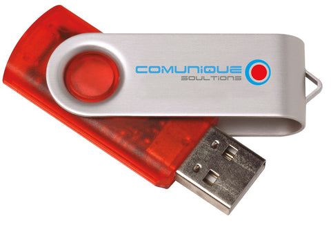Universal Source® 1 GB Translucent Folding USB 2.0 Flash Drive